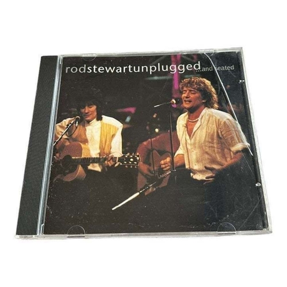 CD Rod Stewart With Special Guest Ronnie Wood - Unplugged ...And Seated - Picture 1 of 2